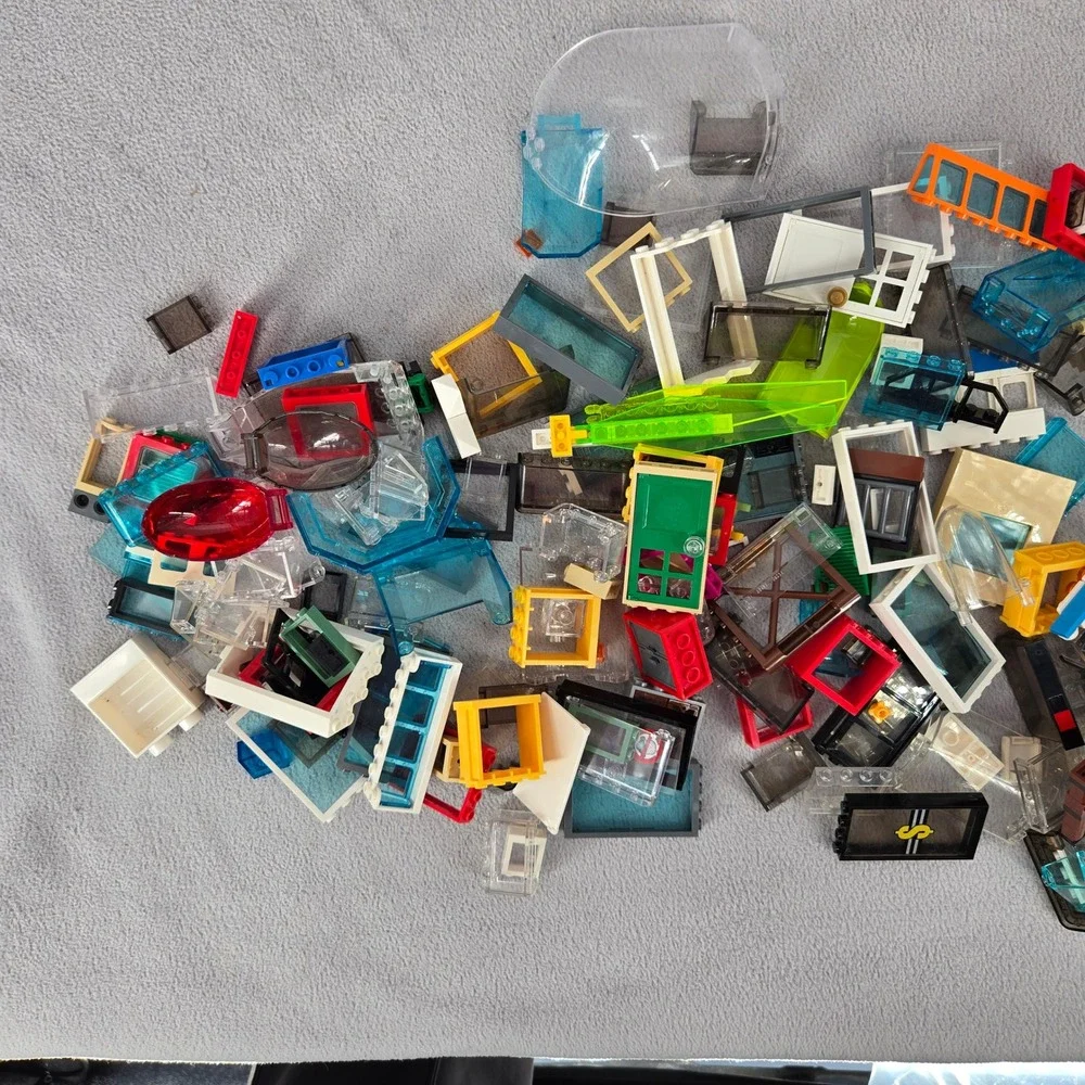 LEGO Bulk Lot Windows and Doors Kids Building Toy House Parts City MOC Assorted
